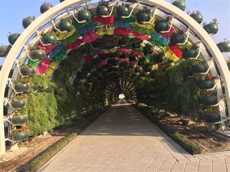 Colorful Umbrella Park at Corniche, Doha