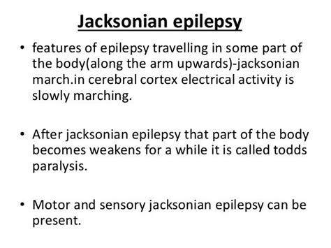 Jacksonian March : Epilepsy involves abnormal activity in the brain ...