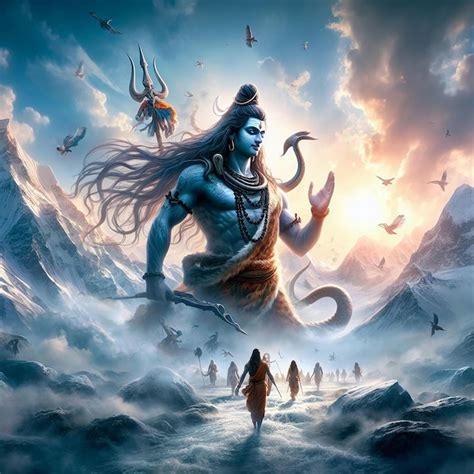 Lord shiva 3d wallpaper banner Mahadev ai generated | Premium AI ...