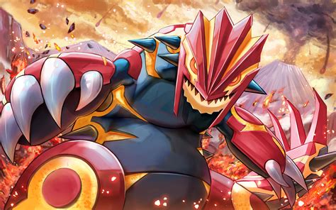 ArtStation - Primal Groudon (Pokemon)