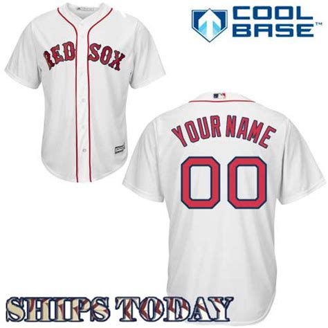 Boston Red Sox Replica Personalized Home Jersey