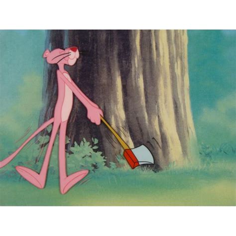 Pink Panther Friz Freleng Orig Signed Production Cel