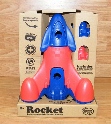 Green Toys Rocket-assorted - Geppetto's Toys - Green Toys