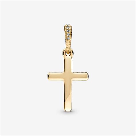 Sparkling Cross Pendant | Gold | Pandora US