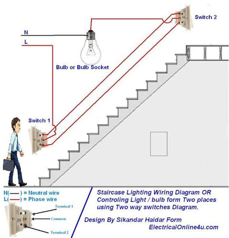 Two Way Lighting Circuit Diagram - Bridget Christ's Wiring Diagram