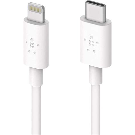 Belkin Boost Charge Cable USB-C con Conector Lightning 1.2m Blanco | PcComponentes.com