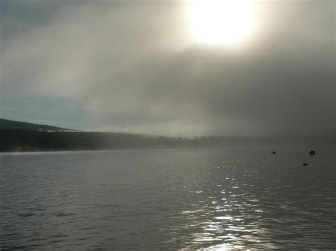 Free picture: mist, lake