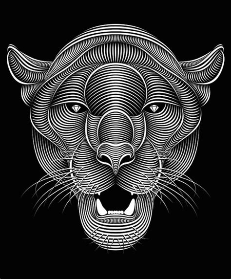 Hypnotic Digital Lines Portraits | Patrick seymour, Illustration art ...