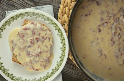 Easy Chipped Beef Gravy Recipe using Dried Beef