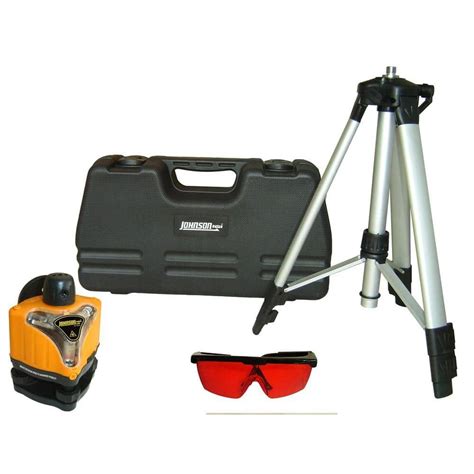 Johnson Rotary Laser Level Kit-40-0918 - The Home Depot