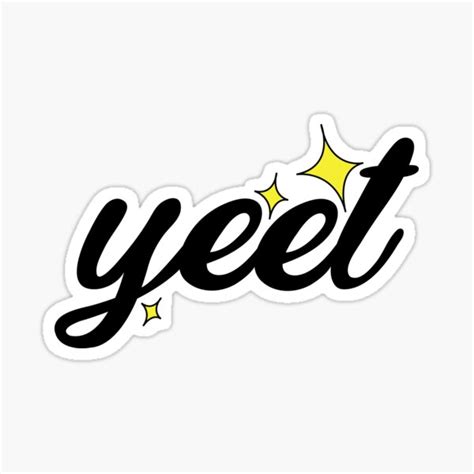 "Yeet" Sticker for Sale by astvardanyan | Redbubble