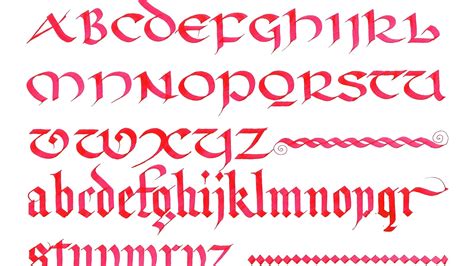 Uncial script - Calligraphy Uncial - Calligraph Choices