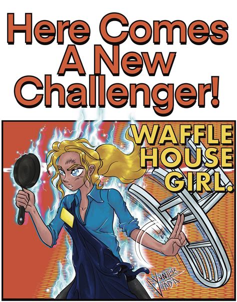 a new challenger approaches | Waffle House Wendy / Waffle House Chair Catch | Know Your Meme