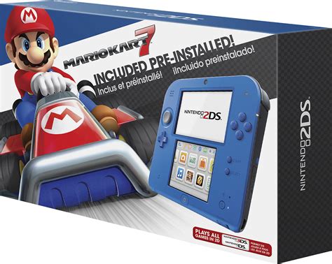 Customer Reviews: Nintendo 2DS Electric Blue 2 with Mario Kart 7 ...