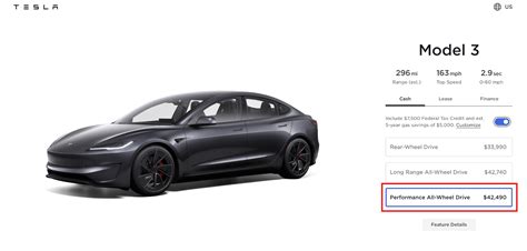 Tesla adjusts Model 3 Performance pricing for second time since launch