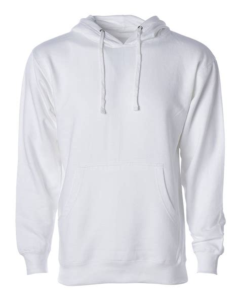 Independent Trading Co. - Midweight Hooded Sweatshirt - SS4500 - White ...