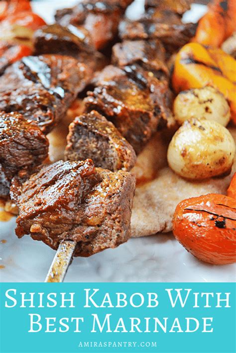 Shish Kabob Recipe : with the best marinade EVER | Amira's Pantry