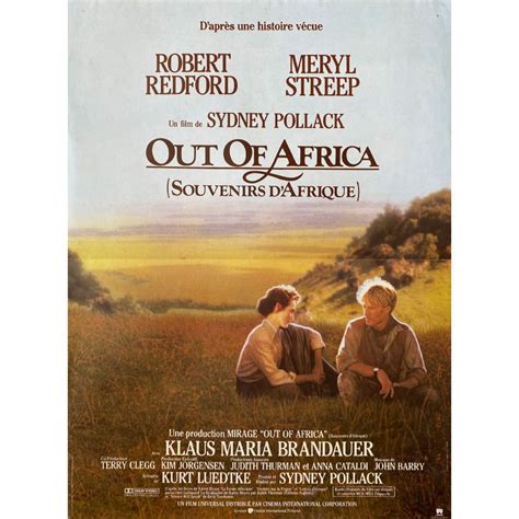 OUT OF AFRICA French Movie Poster - 15x21 in. - 1985