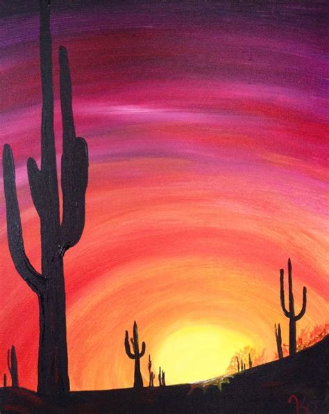 Paint Event: Desert Sunset @ Wyandotte Winery - Paint With Palette # ...