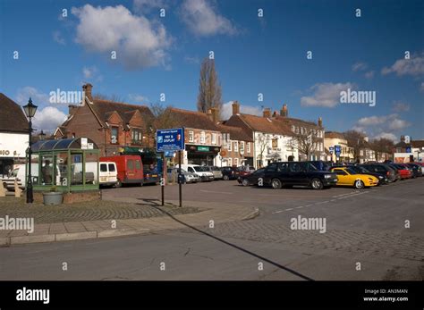 Wickham Village Square and Shops in Hampshire England UK Stock Photo ...