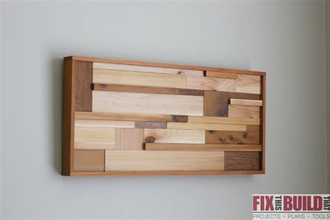 Ana White | Scrap Wood Wall Art - DIY Projects