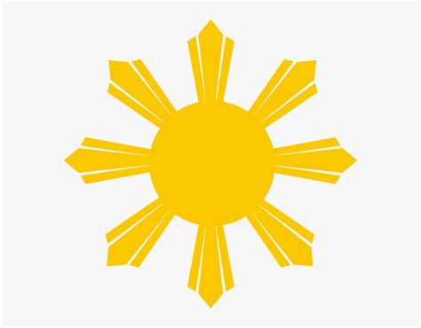 Philippine Flag Sun Png, Transparent Png , Transparent Png Image - PNGitem