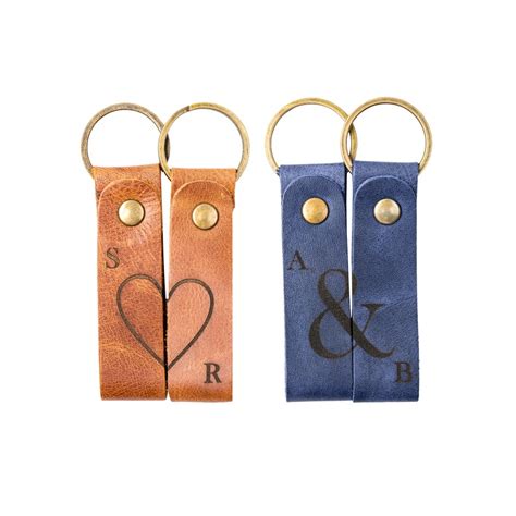 Personalized Leather Keychain Custom Keychain for Men - Etsy