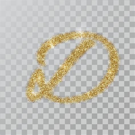 Gold glitter powder letter D in hand painted style. 5474184 Vector Art at Vecteezy