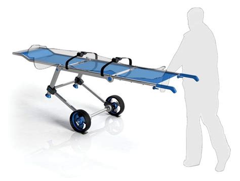 Wish Folding Stretcher Only Needs One Person to Carry - Tuvie Design | Wheelchairs design ...