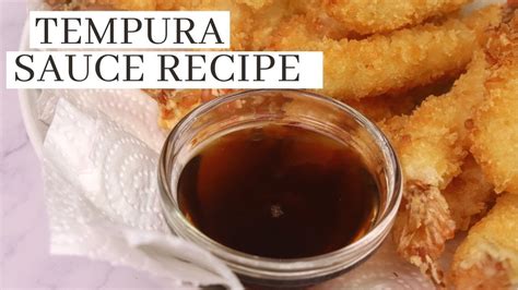 TEMPURA SAUCE ( How To Make Tempura Sauce Recipe ) - NO MIRIN - 1000COOKER