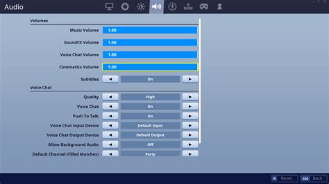 Audio - Fortnite | Interface In Game