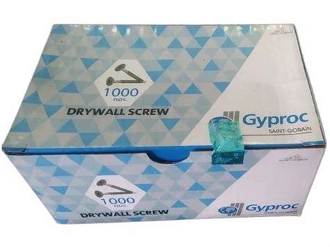 Gyproc Saint Gobain Black Drywall Screw, Mild Steel at Rs 1000/box in ...