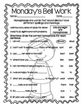 4th Grade ELA Morning Work/Bell Work: WHOLE month! October Themed ...