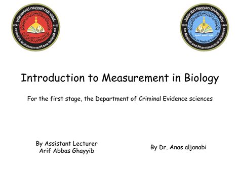 (PDF) Introduction to Measurement in Biology