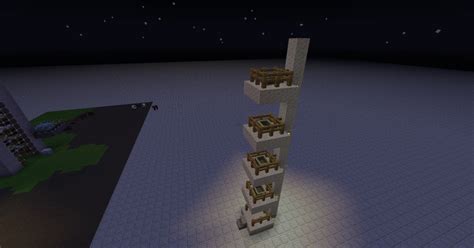 Minecart elevator Minecraft Map