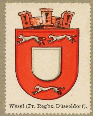 Wappen von Wesel/Coat of arms (crest) of Wesel