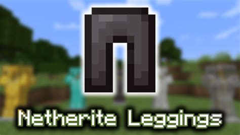 Netherite Leggings - Wiki Guide - 9Minecraft.Net