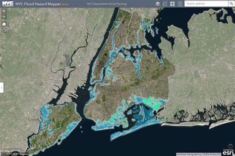 New York Flood Zone Map | Tourist Map Of English