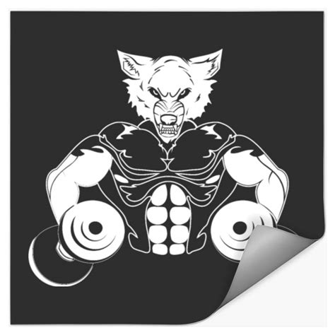 WOLF gym pump muscle bodybuilder iron gift wild sold by Negritoo | SKU ...