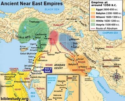 Ancient Near East Empires Map