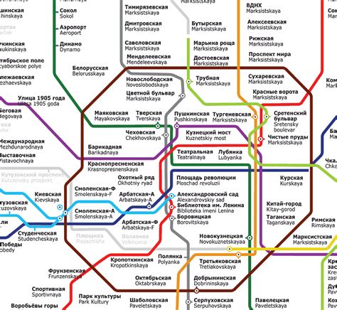 Moscow metro map on Behance