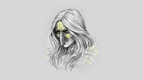 The Witcher 3: Wild Hunt, The Witcher, Fan art, Yellow eyes Wallpapers ...