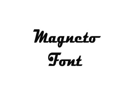 Magneto Font Free Download - Fonts Empire