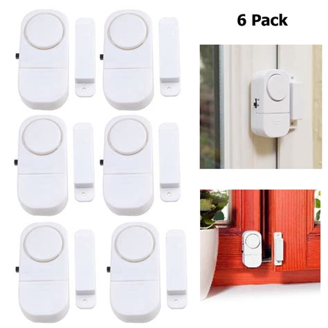 Home & Garden 2 Pc Door and Window Entry Alarm Set Home Shed Security ...