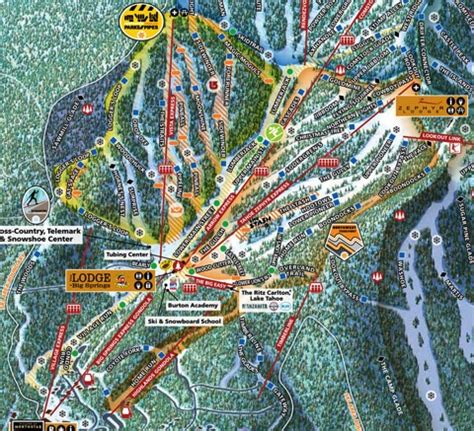 Northstar Ski Resort Map