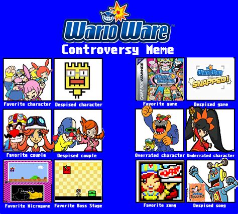 WarioWare, Inc. Controversy Meme (My Version) by SaucerofPeril on ...