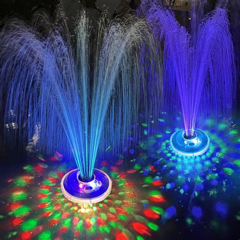 Buy LanPool Floating Water Fountain with Underwater Lights ...