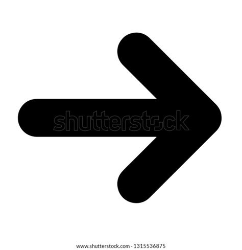 Arrow Icon White Background Arrow Symbol Stock Vector (Royalty Free) 1315536875 | Shutterstock