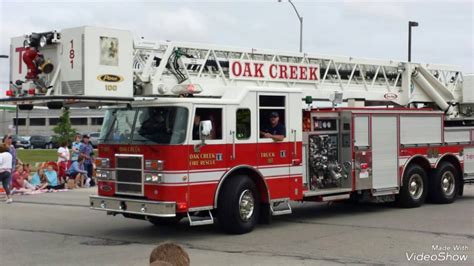 Oak Creek Wisconson 4th July Parade 2016 - YouTube