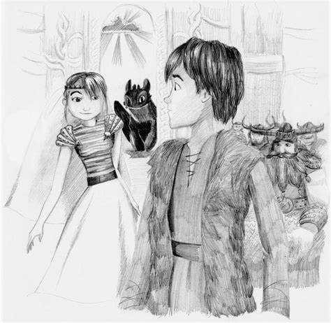 The Wedding: Astrid and Hiccup by inhonoredglory on DeviantArt